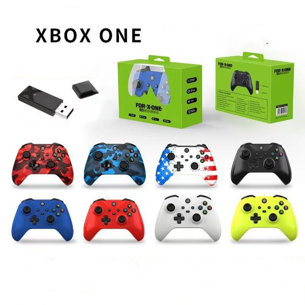 Kablosuz Oyun Denetleyicisi GamePad Xbox One Series X/S/Windows PC/ONES/ONE/Onex Konsolu için 2.4GHz Adaptör Alıcı ve Perakende Kutusu DHL FAST