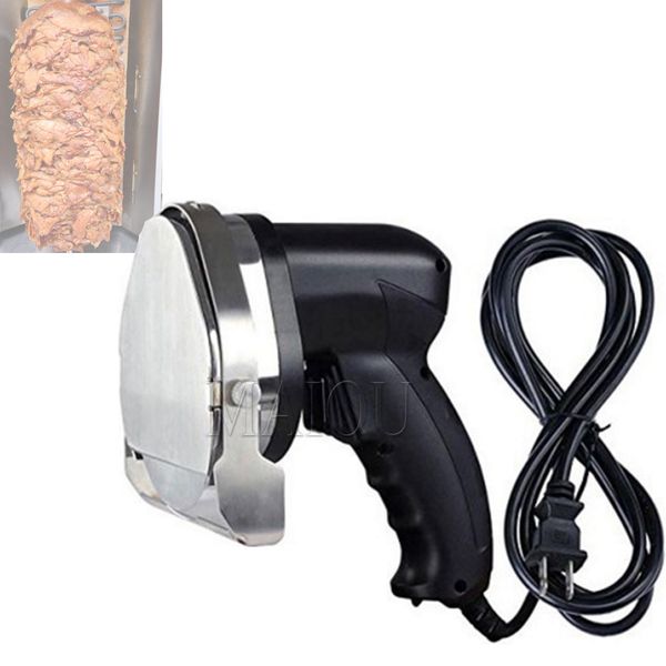 Faca de doador de kebab do kebab comercial Faca de doner Shawarma Cutter Máquina de corte de carne assada Gyro 220V 110V