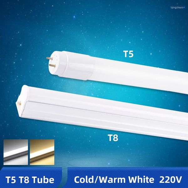 OK-B 60cm T8 T5 LED Tüp Lambası Entegre Işıklar 10W 220V Işık Lambaları Aydınlatma 600mm Neon Floresan Tüpler