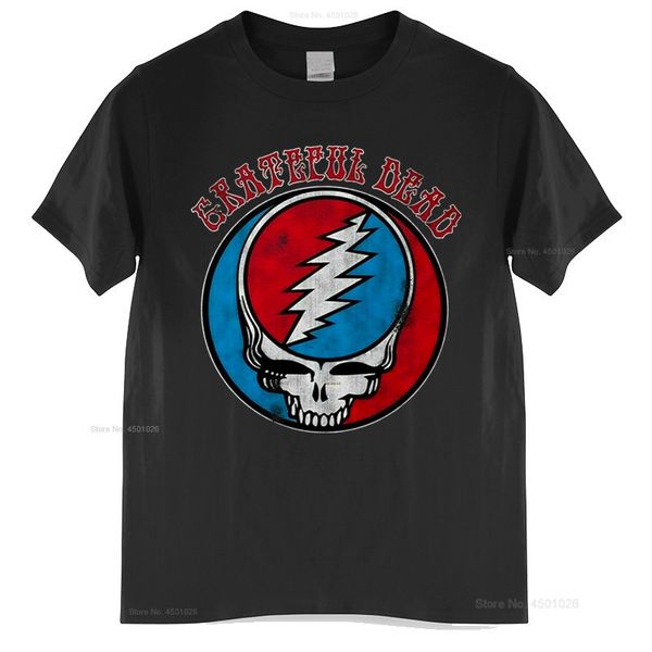T-shirt da uomo Grateful Dead T-shirt grafica da uomo di varie dimensioni T-shirt da uomo in cotone estivo da uomo di marca 230419
