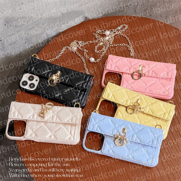 Para iphone 15 pro max casos carteira caso de telefone designer iphone casos apple iphone 14 pro max 13 12 11 bolsa caso d marca couro crossbody titular do cartão feminino capa móvel