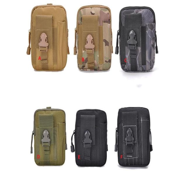 Universal Outdoor Taktische Holster Militär Molle Hüfte Taille Gürtel Tasche Brieftasche Tasche Geldbörse Telefon Fall mit Reißverschluss Fanny Pack Tasche4824674