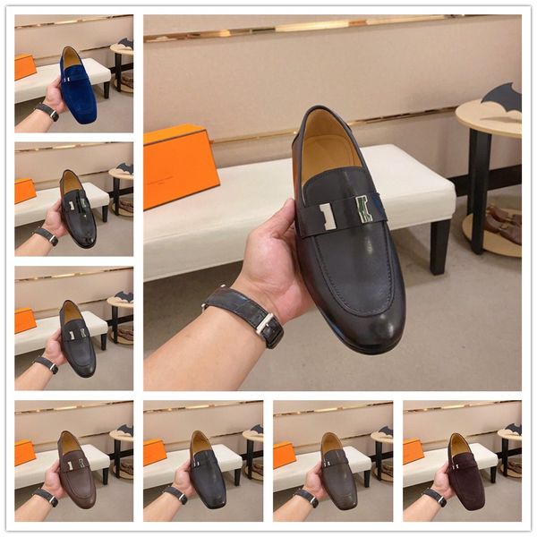 8modelo novo marrom masculino designer de luxo sapatos oxfords dedo do pé quadrado pedra grão preto negócios sapatos masculinos frete grátis tamanho 38-45