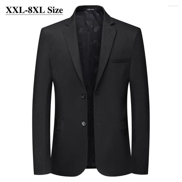 Marca de trajes masculinos Blazer vestido jaqueta 8xl 7xl 6xl plus size negócios de festa casual escritório primavera e outono casaco roupas masculinas