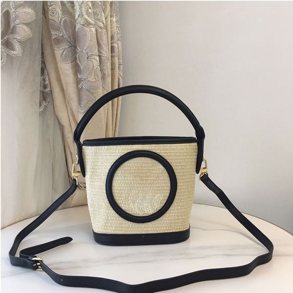 Luxus Tasche Tote Einkaufstasche Mini Stil gewebt Raffia Gras Designer klassische Umhängetasche Mode Damen Handtasche Geldbörse lässig Internet Berühmtheit gleichen Stil