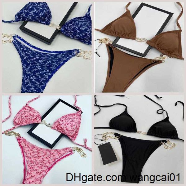 wangcai01Damen Bademode Mode Bikini Designer schwimmen Damen Badeanzüge Bikini Set Multicolors Sommerzeit Strand Badeanzüge Wind Bademode Große Größe