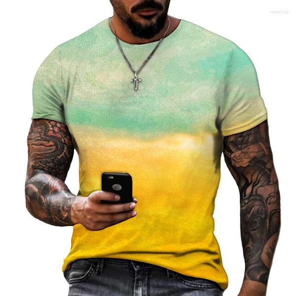 Erkek Tişörtleri Komik Tasarım Beyefendi Erkekler Kısa Kollu İlkbahar Yaz T-Shirt Renk Eşleşen Trendi İyi Kaliteli Tees Boyutu XXS-6XL