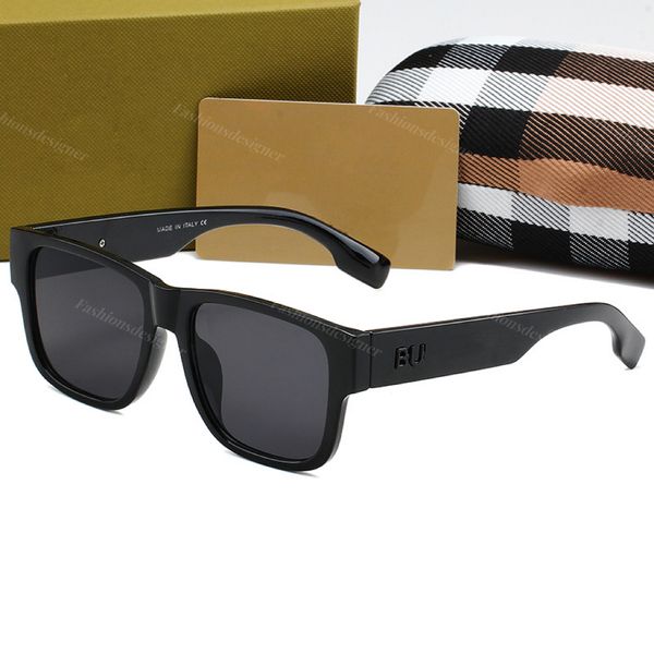 Herren-Designer-Sonnenbrille für Damen, Sonnenbrille, Herrenbrille, Bur-Sonnenbrille, Retro-Luxusmarke, Vollrahmen-Brille, Modedesign-Brille mit Box, Luxus-Sonnenbrille