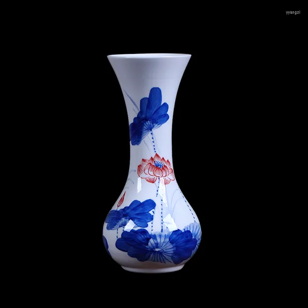 Вазы декоративные украшения Jingdezhen Ceramic маленькая ваза цветочная посуда ручной