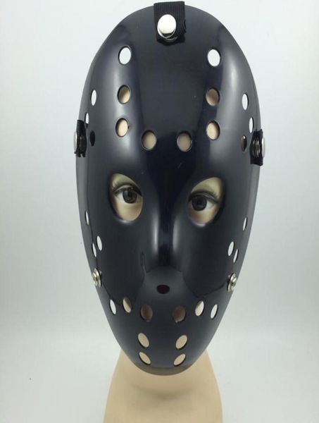 Legal preto jason máscara cosplay máscara facial cheia festa de halloween assustador máscara jason vs sexta-feira horror hóquei filme máscara 9637192
