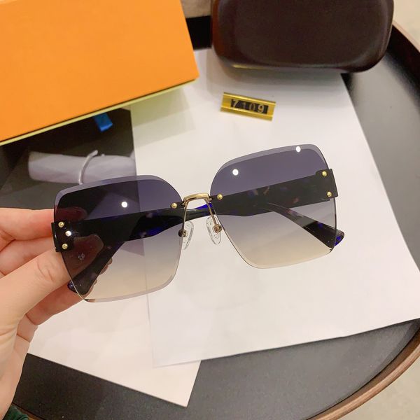 Schwarze polarisierte Sonnenbrille Damen Hd Nylon-Sonnenbrille 3-farbiger Rahmen Stilvoll und elegant