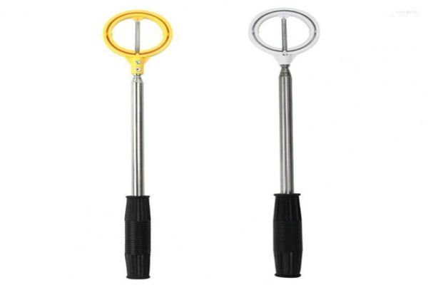 Golf Training Aids 1 Pc Bola Pick Up Tools Retriever Retraído Automatic Locking Scoop Picker3398347