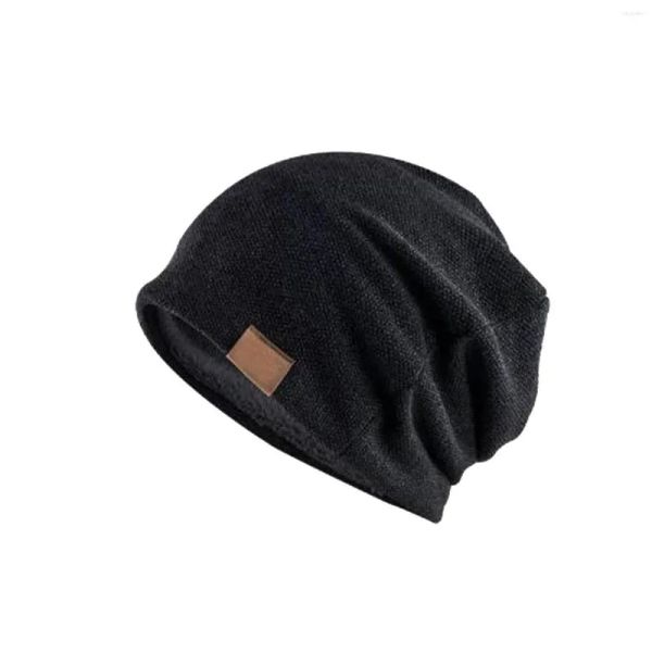 Berets Winter Daily Hat Thermal Polar Fleece Ski Stock Cap für Herren und mit Ohrenwärmerhalter Car Trooper Hats