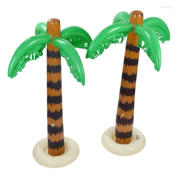 Decoração de festa 87cm Balão de palmeira tropical inflável para aloha luau verão piscina havaiana decoração de praia