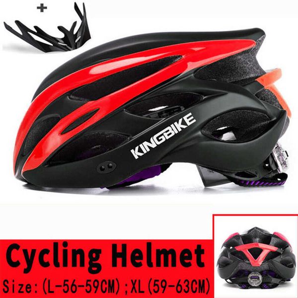 Caschi da ciclismo Casco da ciclismo MTB Down Hill Casco da bicicletta Ultralight Donna Uomo In-mold Casco da bici Triathlon racing Casco Ciclismo XL / L Taglia P230419