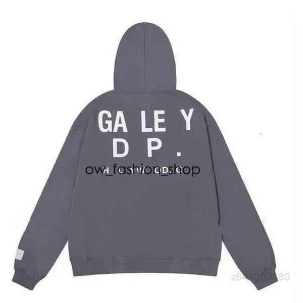 Moletons Galery Dept Designer Galerias Hoody Alphabet Print Trendy Trend Básico Moda Solta Curta T-shirt Meia Manga Tees Alta Qualidade 127