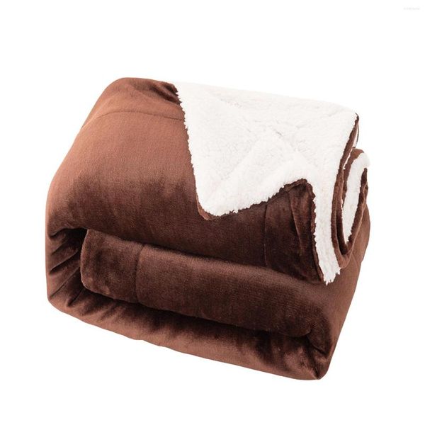 Coperte Reversibile Caldo Divano Coperta Morbida Funzione Facile Da Pulire Per Letto Poltrona Divano All'aperto