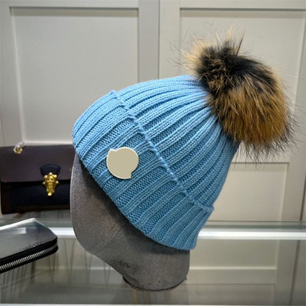 Kızlar Kış Kafatası Beanie Şapkaları Moda Kış Yün Karışımı Örme Sıcak Kapaklar Bebek Kız Boy Spor Tarzı Nakış Mektubu Tığ işi Beanies Çocuk Aksesuarları