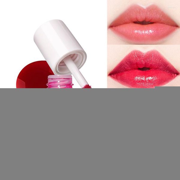 Lip Gloss hidratante 5 cores geléia durar o copo de copo líquido líquido sexy cereja vermelha rosa tonalidade coreana lábios maquiagem