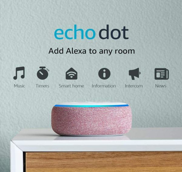 Alto-falantes portáteis originais Echo 3 Geração AI Bluetooth Smart Speaker Alexa pode controlar a mesma série de aparelhos Voice Assistant6514030