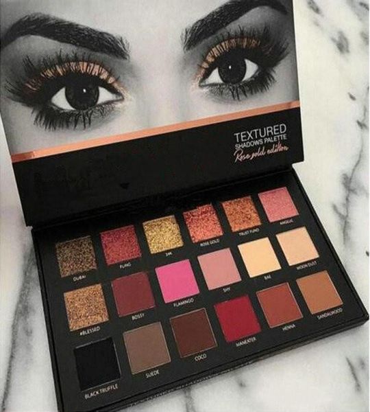 Palette per ombre oculare 18 colori luccicante ombretto opaco pro eyes makeup cosmetics ombretto 1pcslot5345162