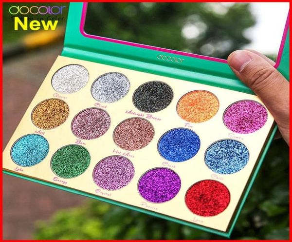 Palette di ombretti Docolor originali Trucco Glitter 15 colori Palette di ombretti termici Ultra Shimmer Viso Cosmetici di bellezza shipp293f89306912