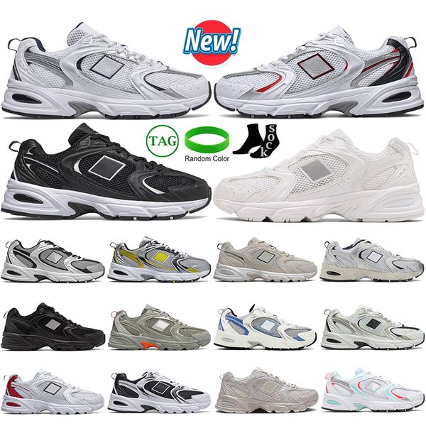 Tênis de corrida masculino 530 530s feminino branco vermelho hortelã tênis de grife bege limão cinza colorido cinza branco metálico prata masculino Runner Sports Trainers