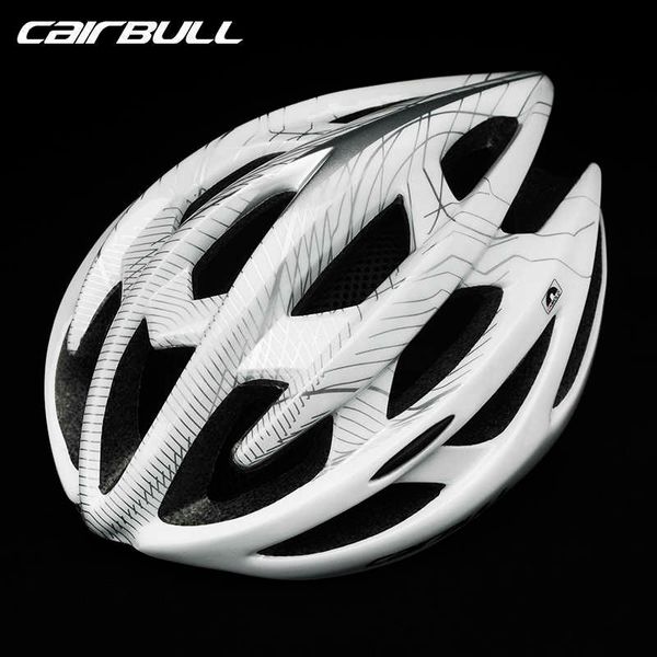 Caschi da ciclismo Casco da bici Cairbull Casco di sicurezza per ciclismo su strada Ultraleggero modellato integralmente con rete anti-insetti per uomo Donna Casco Bicicleta EPS P230419