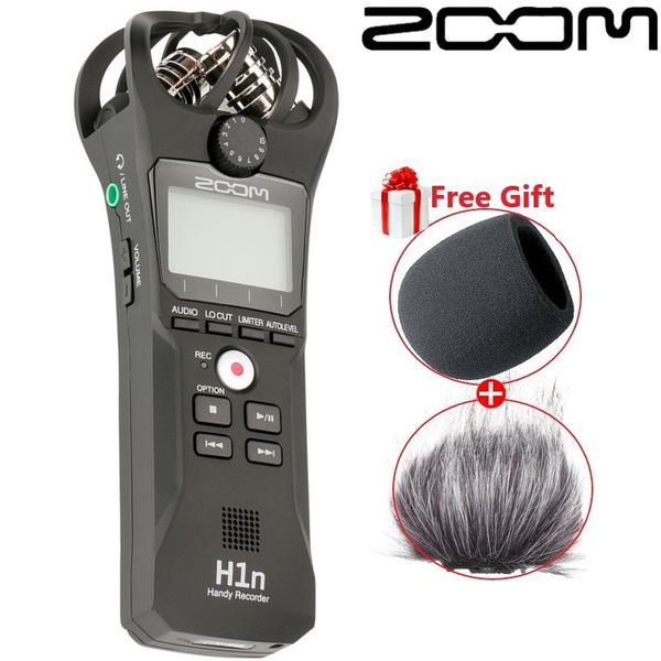 Registratore vocale digitale ZOOM H1N Handy Recorder Registratore audio per fotocamera digitale per interviste SLR Registrazione Microfono Penna con regali 230420