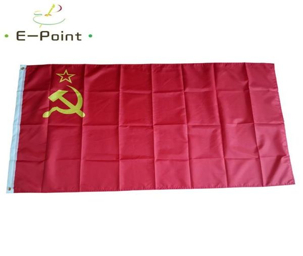 UdSSR-Flagge, kommunistische Sowjetunion, Hammer-Banner, 35 Fuß, 90 cm, 150 cm, Polyester-Banner, Dekoration, fliegende Hausgarten-Flagge 7897567