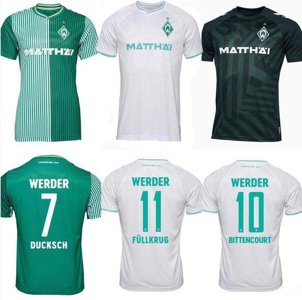 2023 2024 Werder Bremen SPEZIELLES FUSSBALLTRIKOT Marvin Ducksch Leonardo Bittencourt SCHWARZ GRÜN 23 24 FRIEDL PIEPER FUSSBALL-TRIKOT-THAILAND-QUALITÄTS-Männer-Kinder-Set