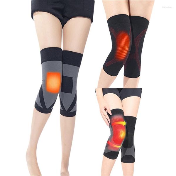 Ginocchiere Riscaldate Brace Wrap Warmer Per Donna Uomo Freddo Artrite Alleviare Il Dolore