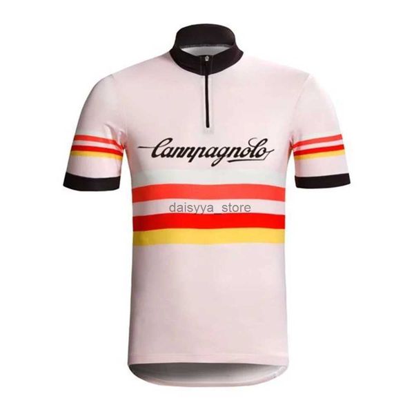 Maglia da ciclismo Set Maglia da ciclismo estiva da uomo Maglie a manica corta Abbigliamento da squadra professionale Camicie da bicicletta traspirante Pantaloncini con bretelle MTB Abbigliamento da bici da stradaL23118