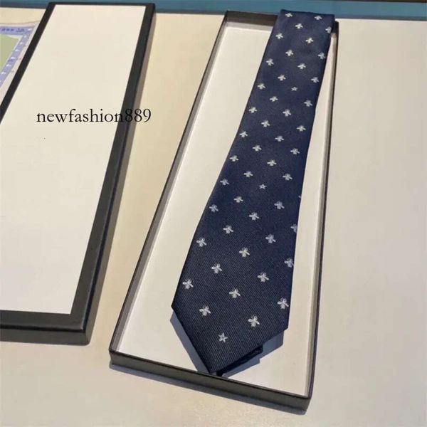 mit Box Fashion Fashion Ties Seide 100 % Designer-Krawatte Jacquard Klassisch gewebte handgefertigte Krawatte für Männer Hochzeit Casual Business