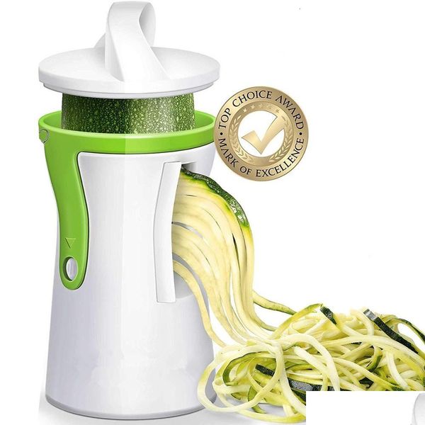 Ferramentas de frutas vegetais Lmetjma Heavy Duty Spiralizer Slicer Spiral Cutter Abobrinha Macarrão Macarrão Espaguete Maker Kc0335 230425 Drop Deli Dhuax