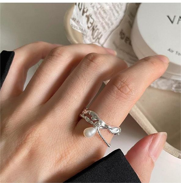 Kristallringe Stapelband Ringe Statement einfache stapelbare Silberringe für Teenager Mädchen Midi Daumen Finger Ehering für Paare passende Ringe