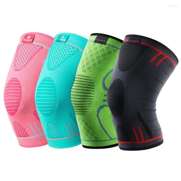 Knieschützer Kuangmi 1 PC Brace Support Elastic Nylon Sports Compression Pad Sleeve for Running Arthritis Joint Pain Relief Kneepad