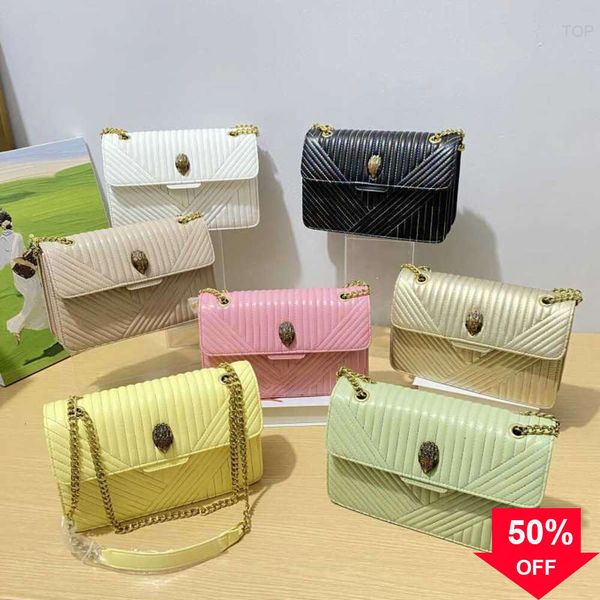 Kurt geiger bolsa de ombro bolsas femininas marca reino unido cabeça águia moda corrente crossbody senhora carteira bolsa embreagem dh