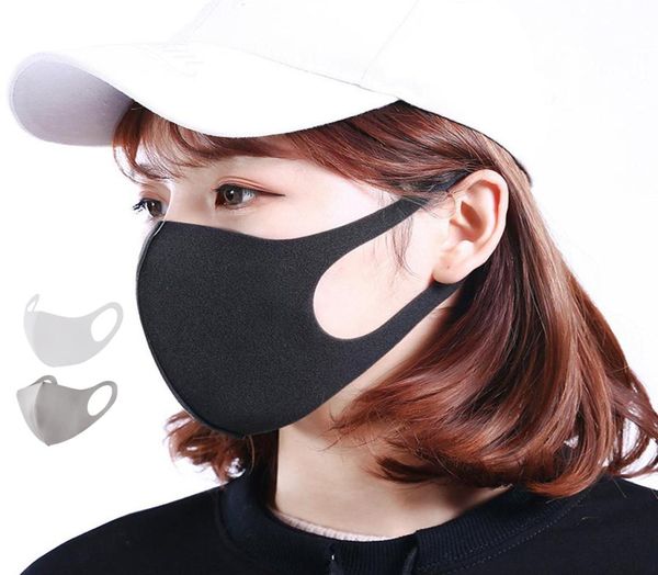 Designer AntiDust Cotton Bocca Maschera per il viso Maschere protettive nere Maschera usa e getta unisex Uomo Donna che indossa Nero Moda Nero9603285