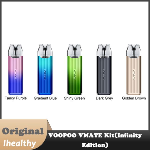 Voopoo Vmate Kit Infinity Edition 17W900mAh Pil Fit Vmate V2 V.THRU Pro Pod kartuşları ECIGARETTE VAPORUZU