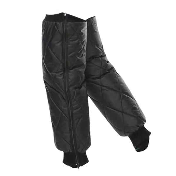 Ginocchiere calde per moto Scaldamuscoli con cerniera Scaldamuscoli per ginocchia Copri leggings termici per MTB Equitazione Sci invernale per uomini e donne