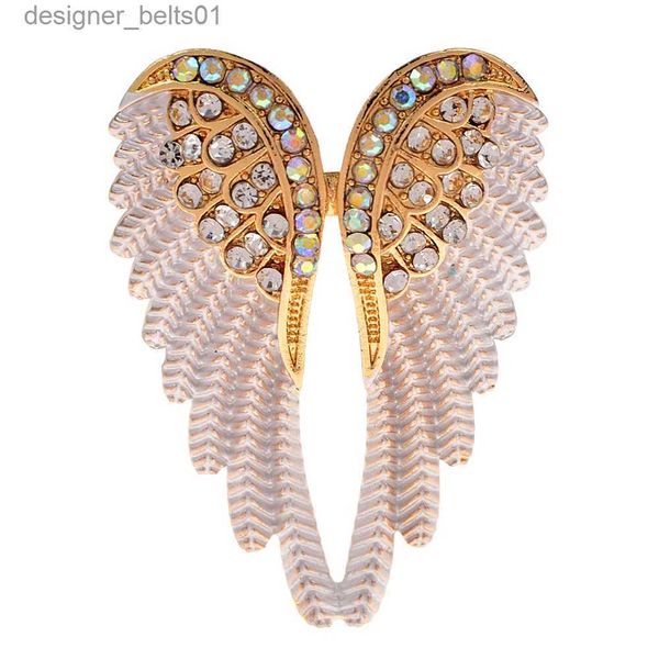 Броши-булавки CIN XIANG Rhinestone Wing Броши для женщин Rhinestone Beautiful Angel Jewelry 4 цвета в наличии Свадебная булавка на день рождения GiftL231120