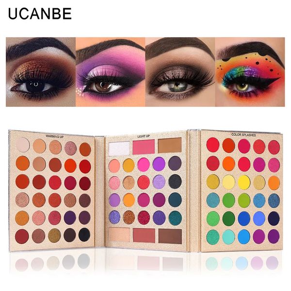 Lidschatten UCANBE Cosmetic 86 Farben Make-up-Lidschatten-Palette Schimmernder Matt-Lidschatten mit Textmarker Konturrouge 231120