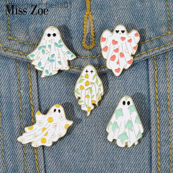 Pins Broschen Boo-tiful EmaillePinsCustomHalloween Spooky Ghost BroschenLelBadgesCartoon FunnySchmuckGeschenkfürKinderFreundeL231120