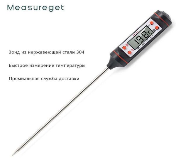 BBQ Küche Ölthermometer Nadel Lebensmittelthermometer Instant Read Fleischtemperaturmesser Tester mit Sonde zum Grillen4932702