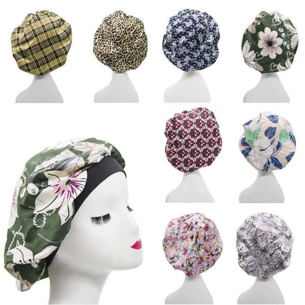 Beanies Beanie/Schädelkappen Seidensatin Bonnet Salon Beanie Nachthut Schlafzöpfe Frauen Schlafkopfbedeckung Wickelkappe Kosmetischer Haarausfall