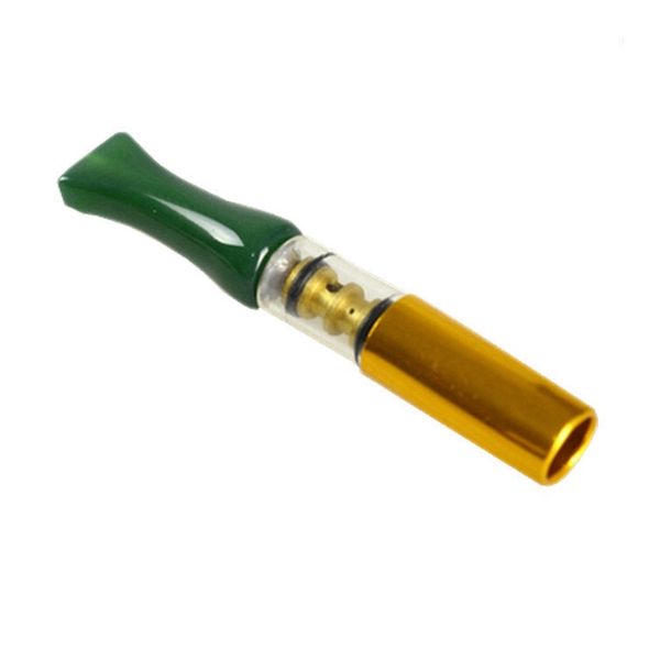 Tubos de piedras preciosas de jade de colores Tubo One Hitter Bong portátil Hierba Tabaco para fumar Porta cigarrillos Filtro de tubo de mano hecho a mano Boquilla Catcher Taster Bat Tips