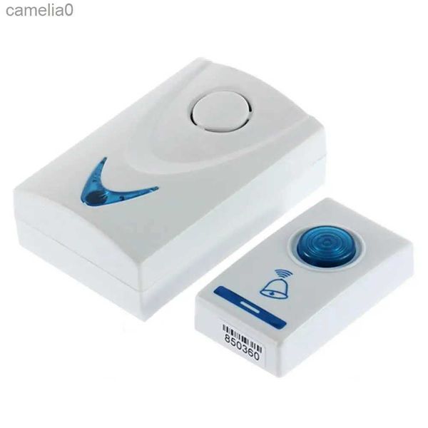 Campanelli senza fili Campanello di benvenuto campanello intelligente 100 m di distanza senza fili 32 brani LED campanello senza fili campanello con telecomando DoorL231120