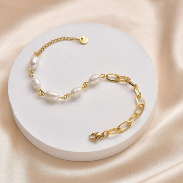 Link pulseiras na moda pulseira de aço inoxidável jóias ajustável fio plano o-chain bangle para mulheres temperamento frisado acessório de aniversário