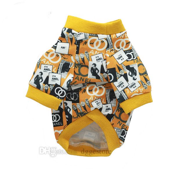 Дизайнерская одежда для собак бренд для собачьей одежды для любимой собаки Свитер с классической буквой теплый зимний щенк